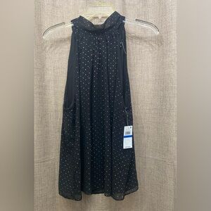 1. State Black Halter Maxi Top with mini studs